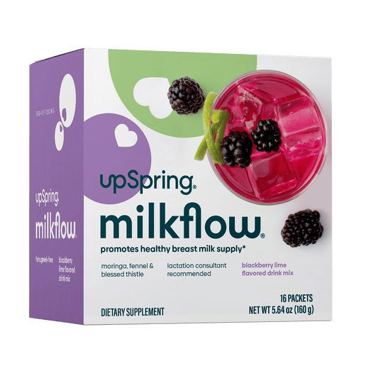 Milkflow Fenugreek-Free Breastfeeding Supplement Blackberry Lime Drink Mix